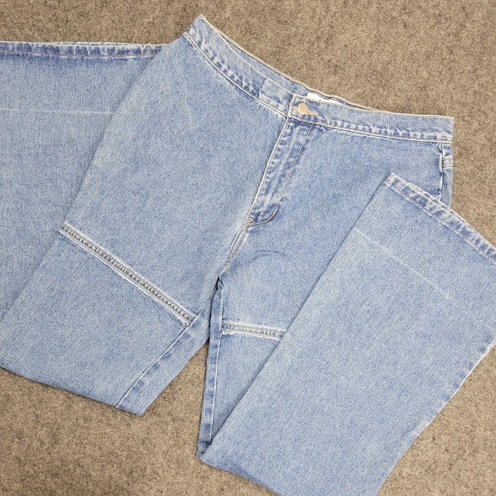 Rampage Jeans Womens 13 Light Wash Flare Panel Y2K High Waist Retro Grunge